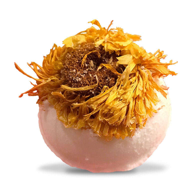 CBD Calming Calendula Bath Bombs