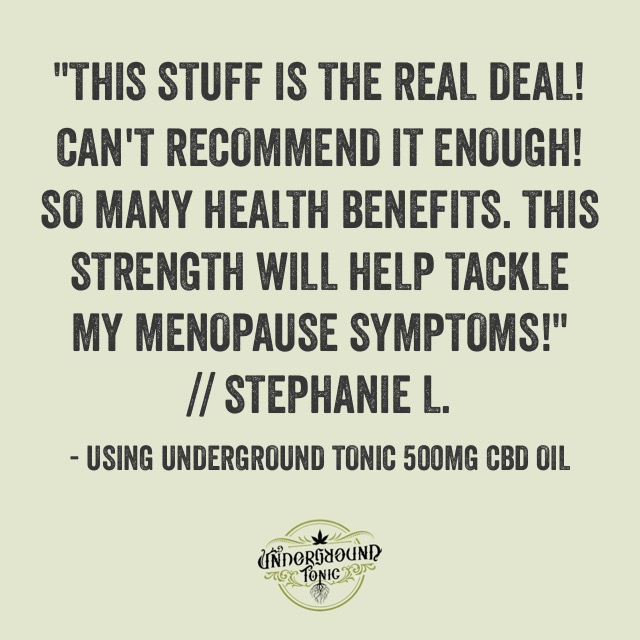 Relief from Menopause Hot Flashes with CBD Oil