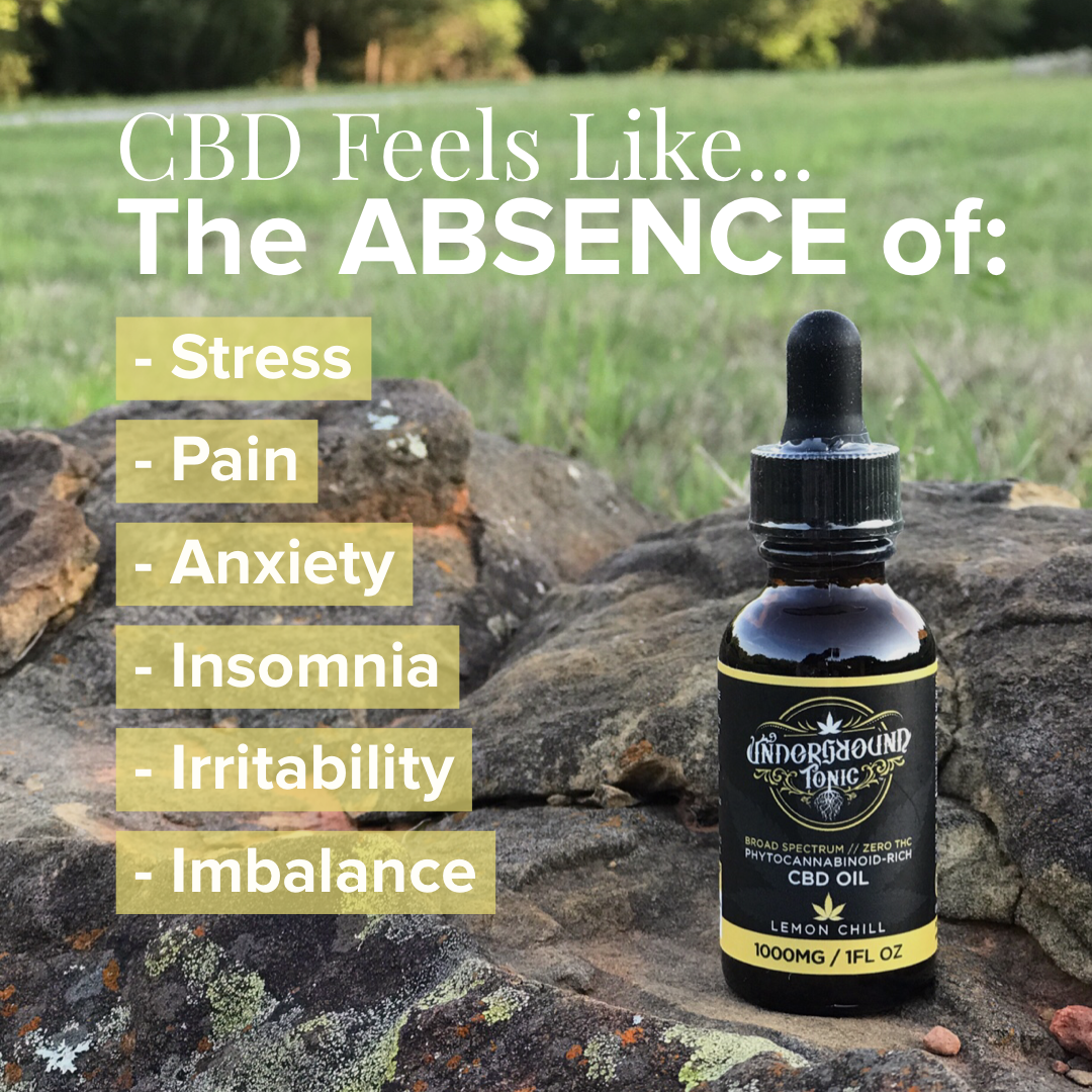 What does CBD feel like?