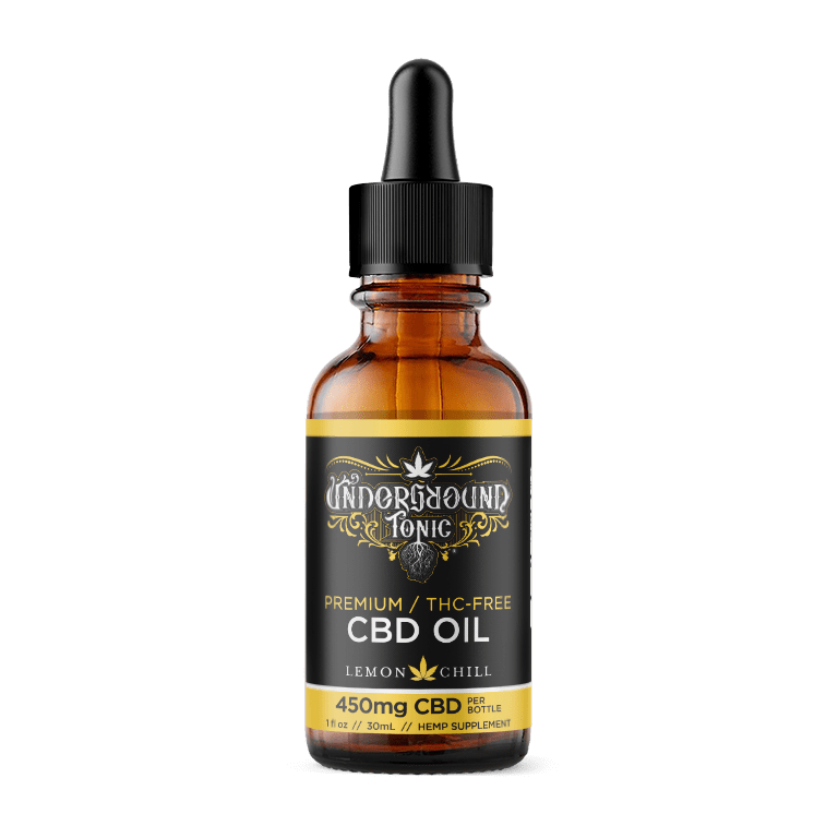 New Underground Tonic Lemon CBD Oil New Lemon CBD Oil 450 mg
